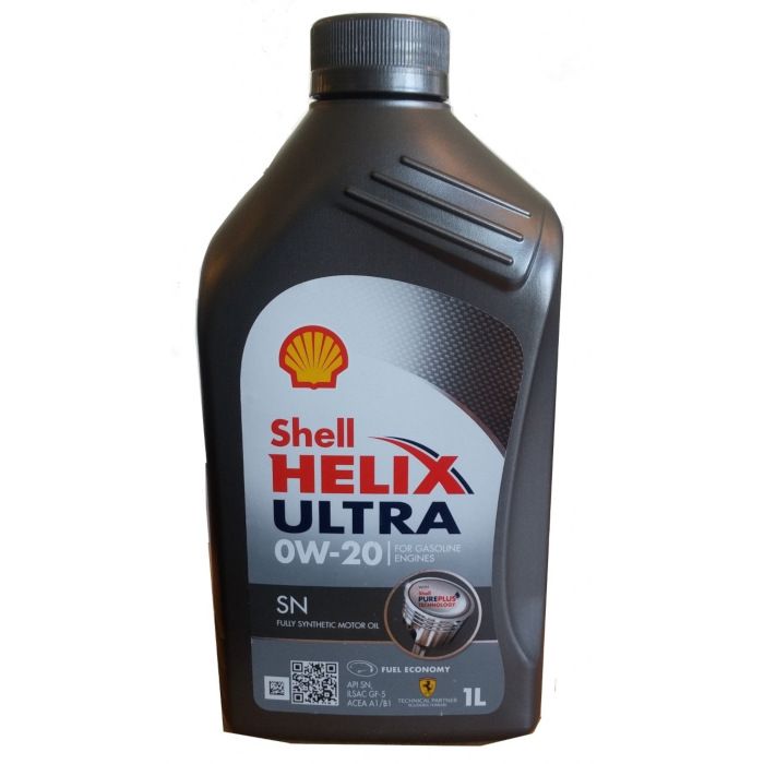 _УслугМаслShell HelixUltra 0W-20 (SN) 1л (услуга по замене масла)(синтетика)