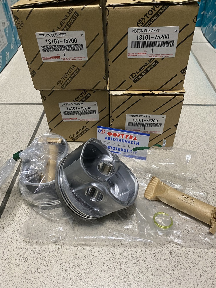 Поршня 2TRFE STD [13101-75200] TOYOTA (цена за 1шт.!!!!)  /Hiace,  Land Cruiser Prado, Tacoma 2015-2019/