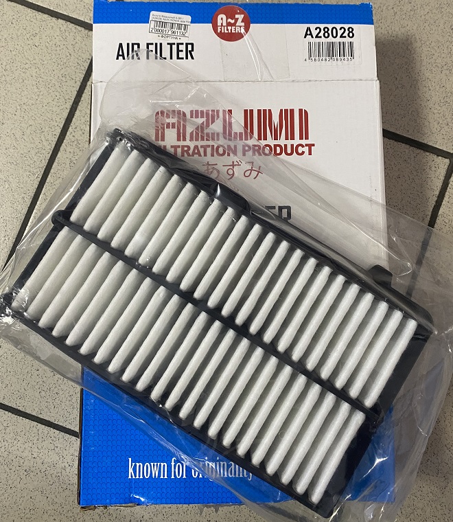 Фильтр Воздушный A-2811 (A28028) Azumi /HONDA Jade FR5 R18A '15-/(Длин.247мм/Шир.153мм )