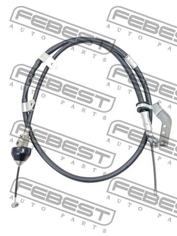 Трос ручника 0199-BCACU30LH Febest /левый /KLUGER ACU2#, MCU2# '00-'07/