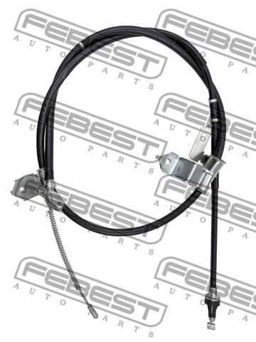 Трос ручника 0199-PCGRJ120LH Febest /левый /LAND CRUISER PRADO GRJ12#, KDJ120, KZJ120, LJ12#, RZJ12#, TRJ12# '02-'10/