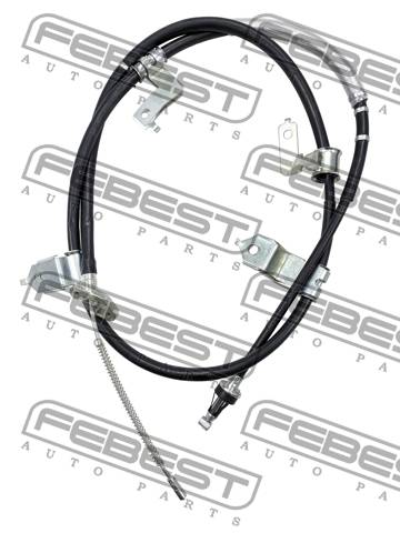 Трос ручника 0199-PCGRJ120RH Febest /правый /LAND CRUISER PRADO GRJ12#, KDJ120, KZJ120, LJ12#, RZJ12#, TRJ12# '02-'10/