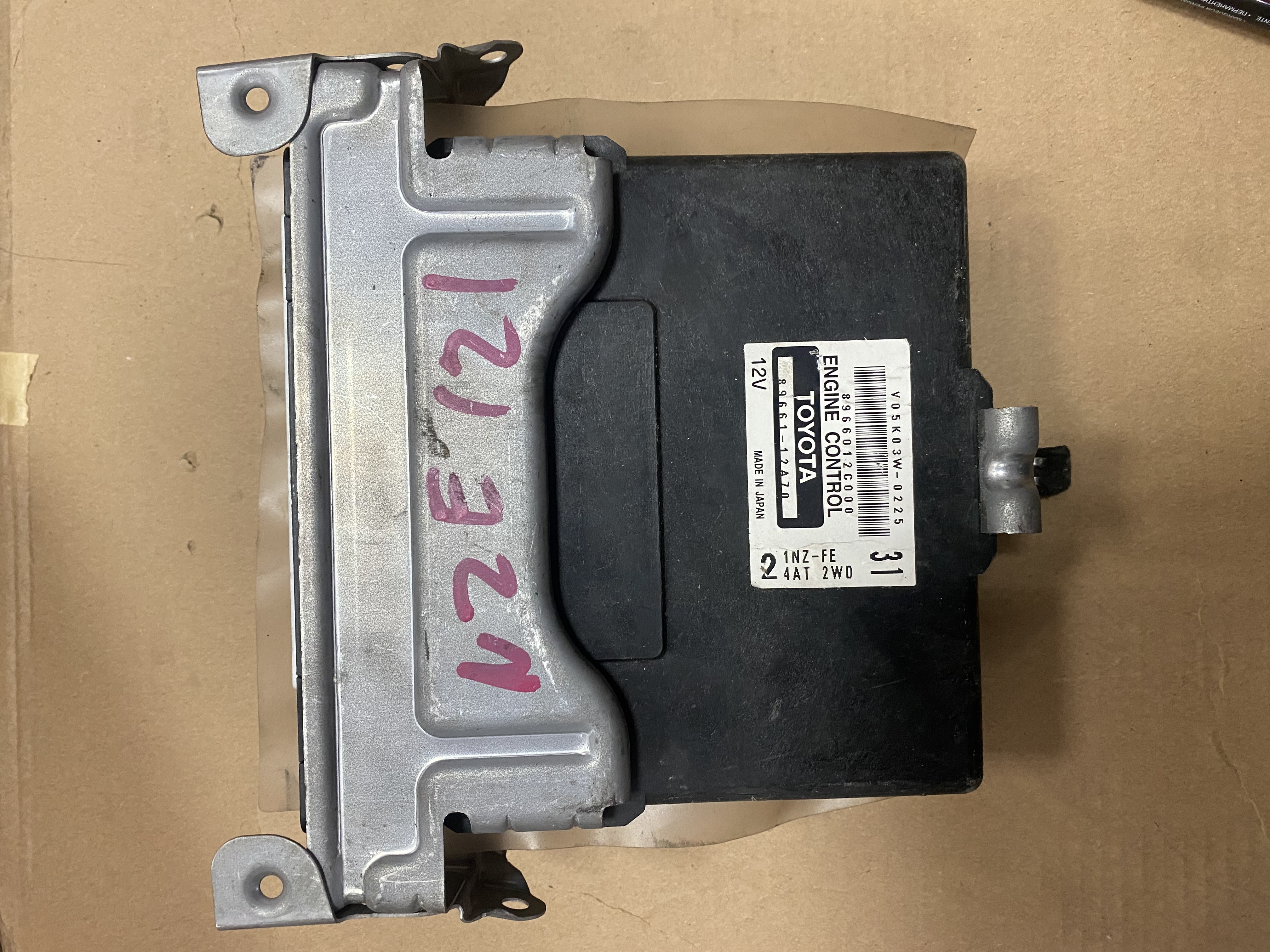 Блок управления efi TOY FIELDER NZE121 1NZ '05 [89661-12A70] [б/у]