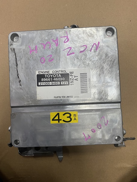 Блок управления efi TOY RAUM NCZ20 1NZ 2007 [89661-46030] [б/у]
