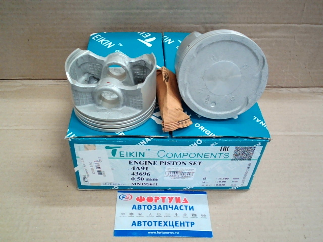 Поршня 3A91,  4A91 0, 50 43696 TEIKIN  /COLT,  LANCER '07-/