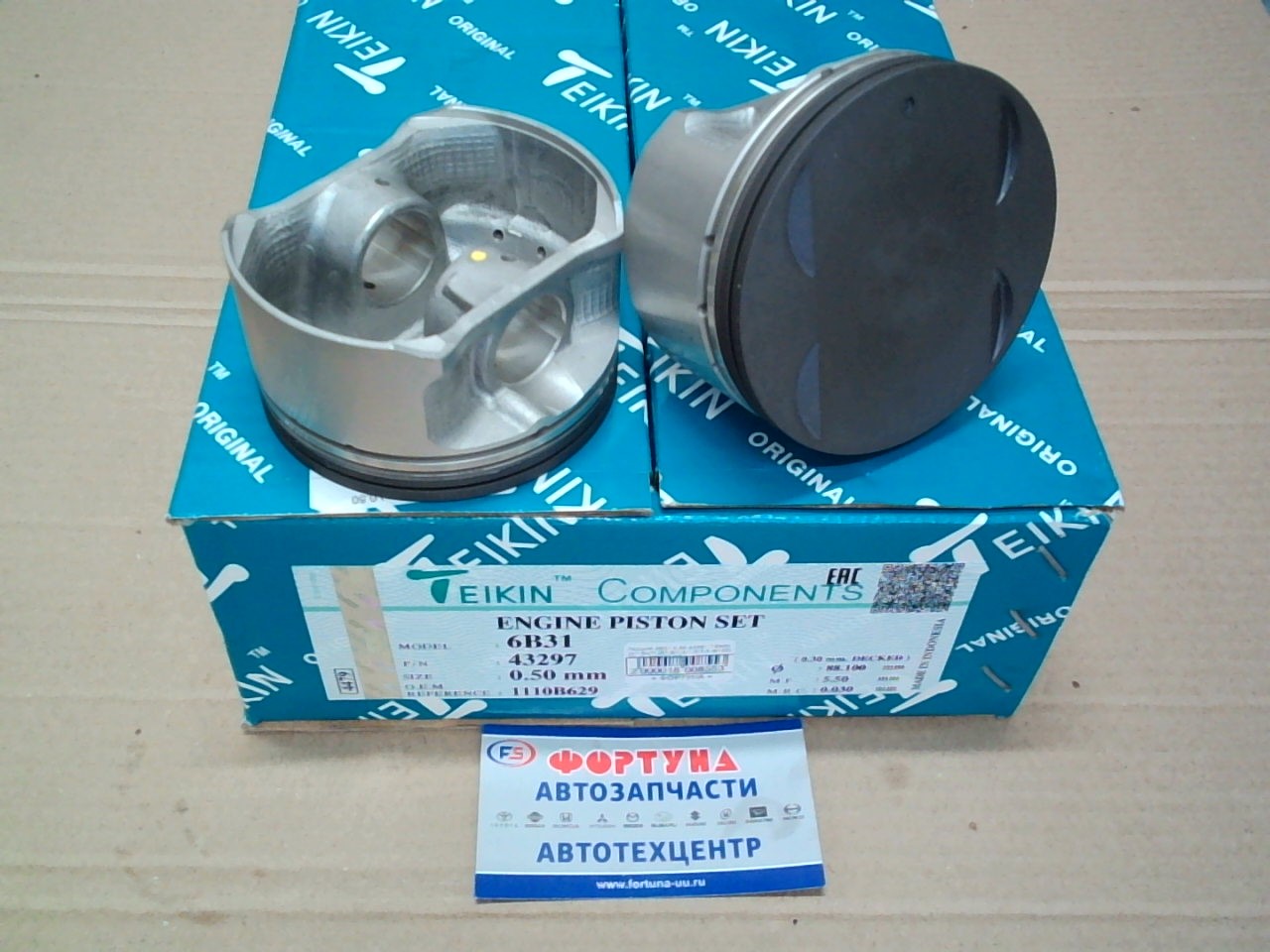 Поршня 6B31 0, 50 43297 TEIKIN (к-т 6шт)  /OUTLANDER '07-/