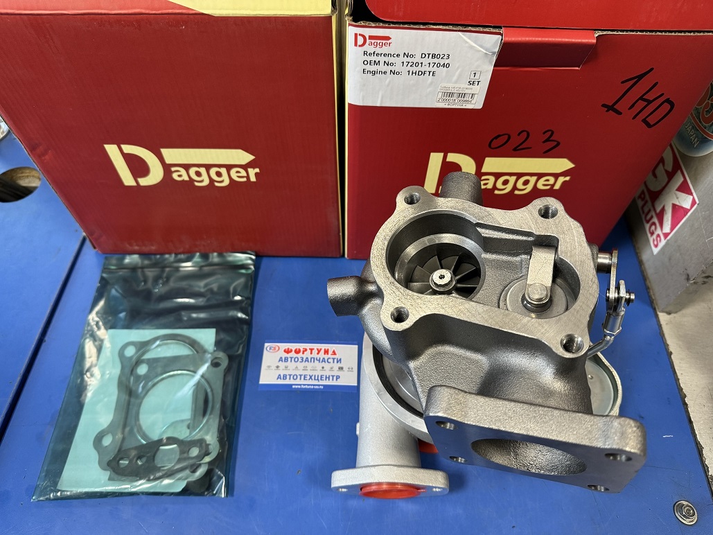 Турбина 1HD-FTE (DTB023) [17201-17040] DAGGER /Land Cruiser HDJ101/(без EGR)