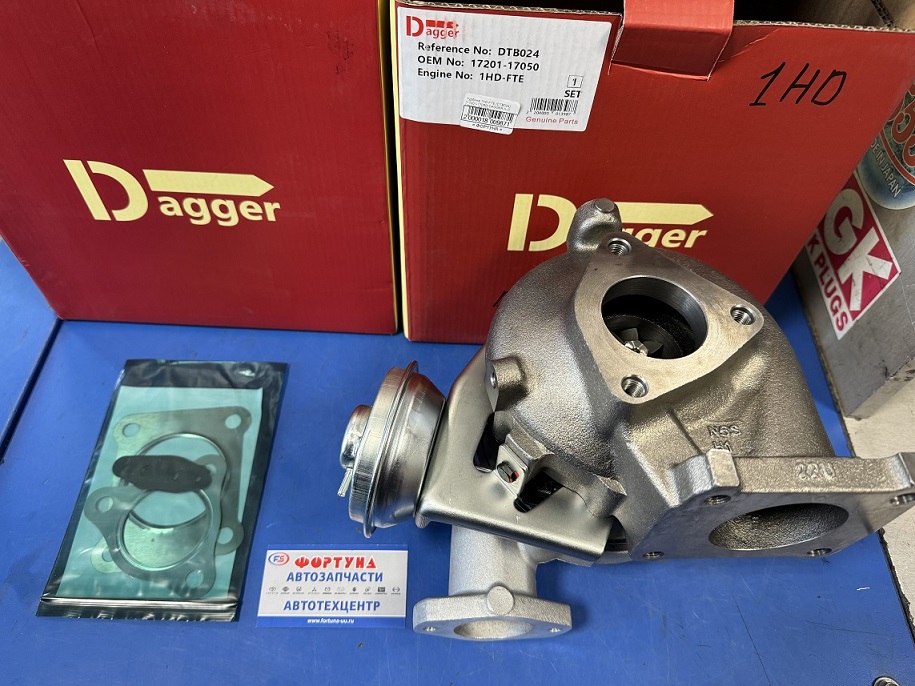 Турбина 1HD-FTE (DTB024) [17201-17050] DAGGER /Land Cruiser HDJ101 '02-'07/(с EGR)