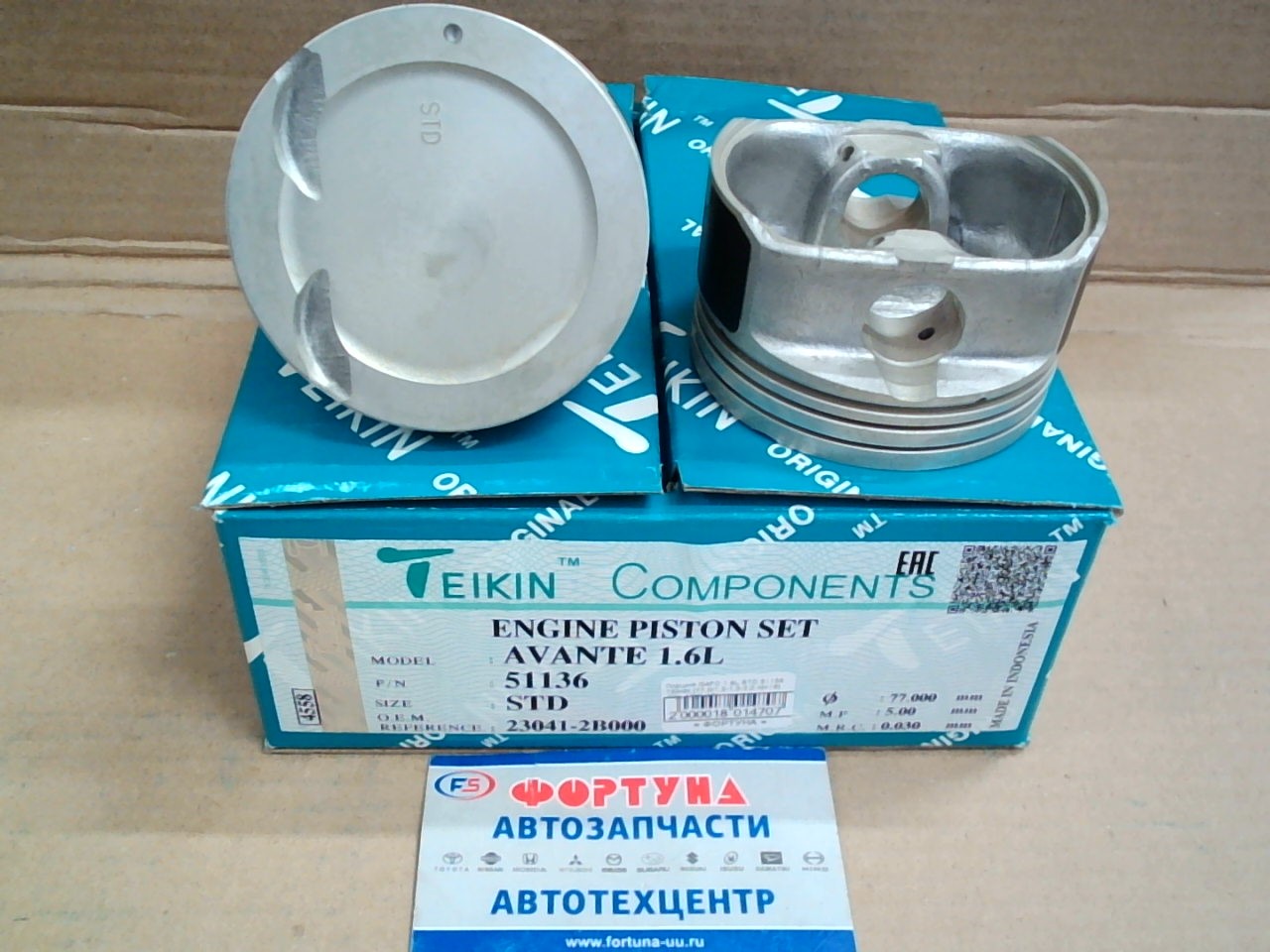 Поршня G4FC 1.6L STD 51136 TEIKIN  /SOLARIS '13/