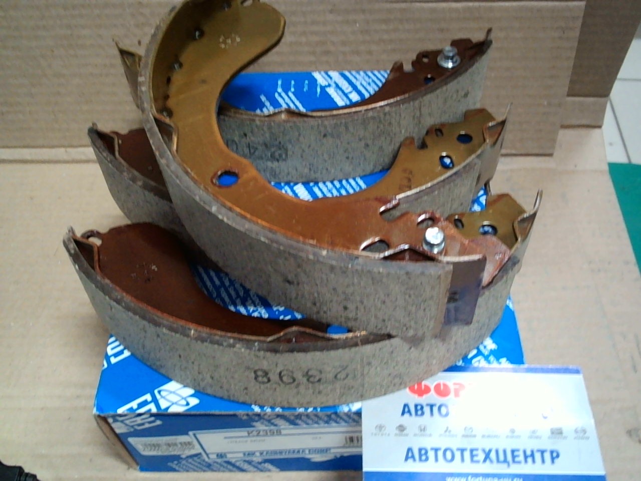 Колодки бар 2398 (K2398) Kashiyama /S412, S402M/