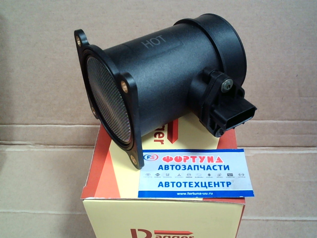 Датчик расх. воздуха 22680-4W000 (AC008) DAGGER (5к шир)/Nissan Ad VY11 QG13DE,  P12 QG18DE/