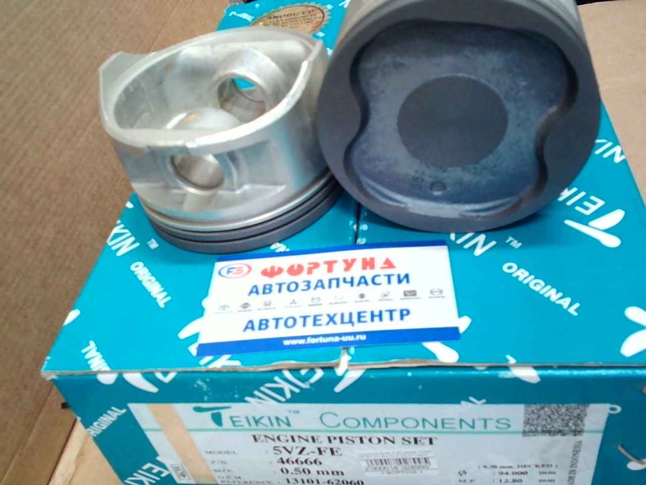 Поршня 5VZ-FE 0.50 46666 TEIKIN  /к-т 6шт/