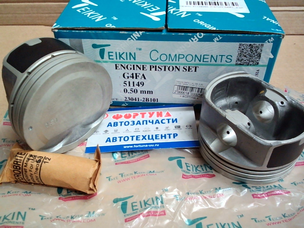 Поршня G4FA 1.4L '09- 0, 50 51149 TEIKIN  /Hyundai Accent, i20, i30,  KIA Ceed, Rio '10-/