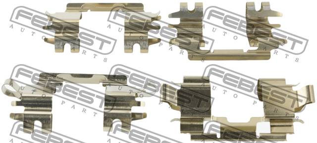 Комплект противоскрипных пластин 0303-EUF-KIT Febest