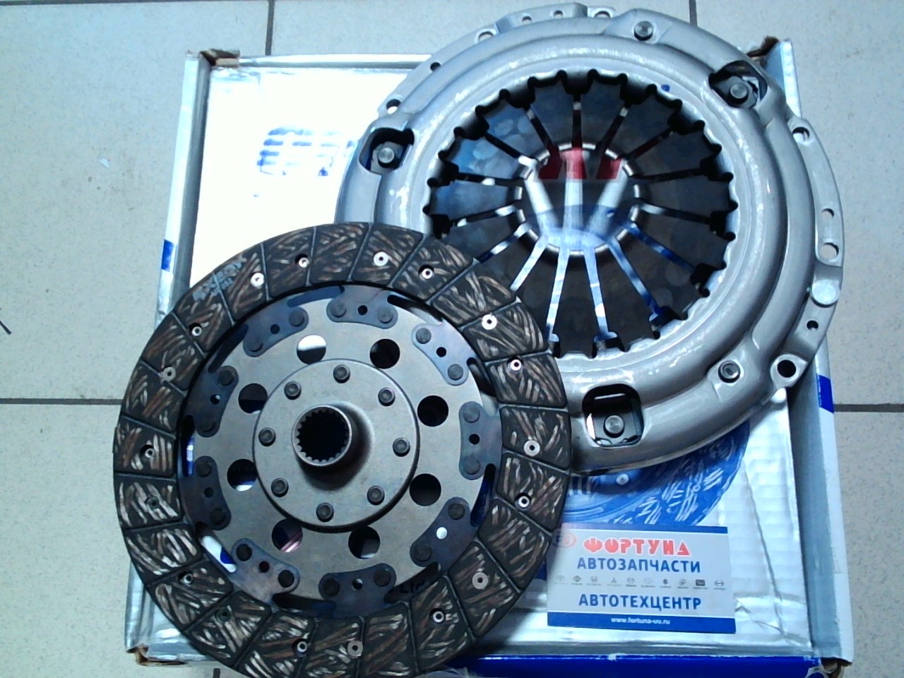 Комплект сцепления NSS-2197 EXEDY /MR20DE - T31, J10E/ (без выжимного подшипника)/NSD052+NSC655/