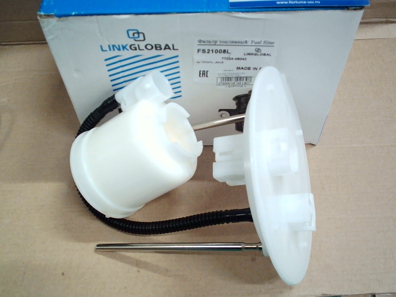 Фильтр Топливный в бак FS-21008 (FS21008L) LINKGLOBAL /HARRIER 2GR-FE '06-,  RX350 '06-/