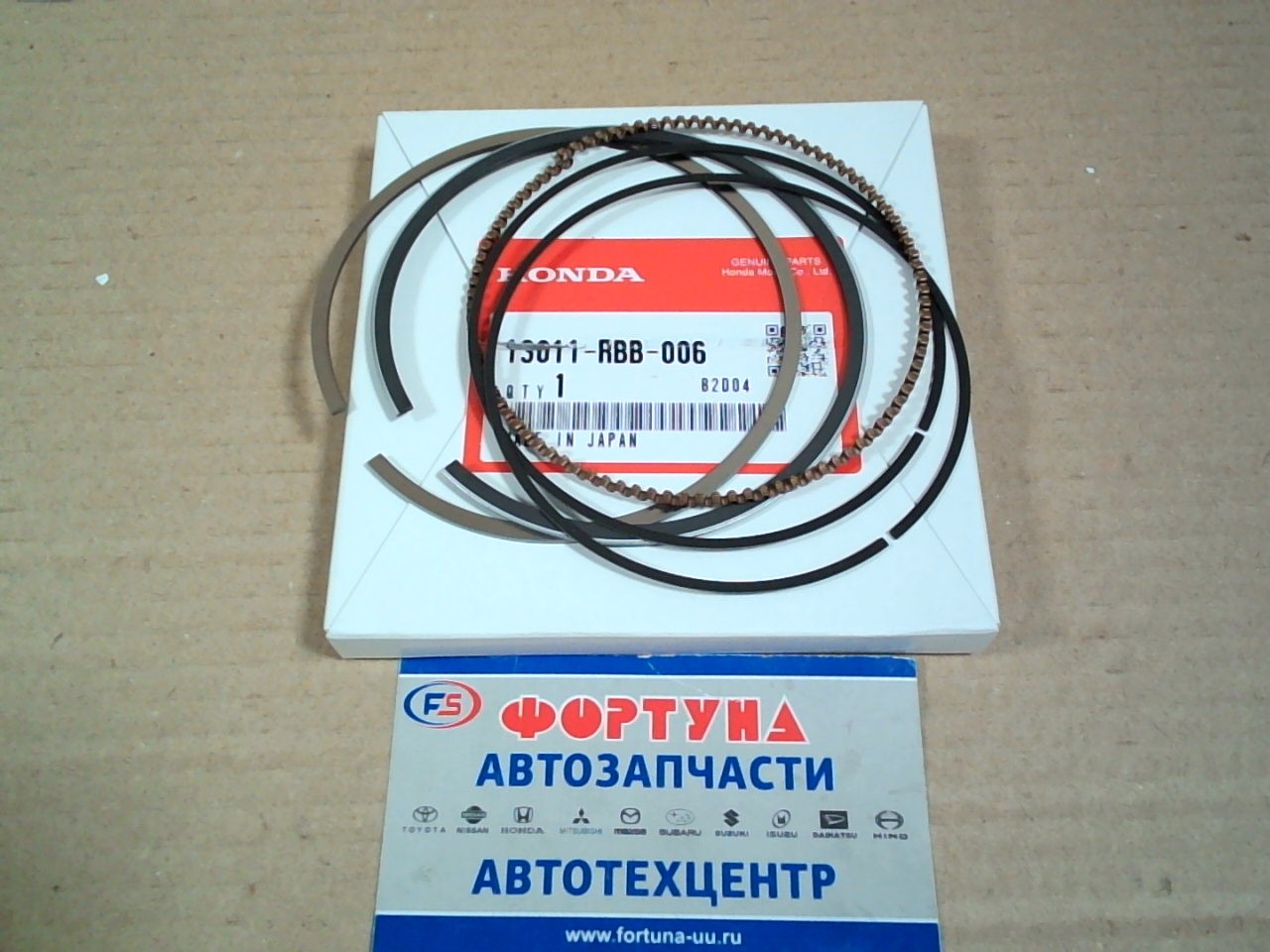 Кольца K24A2 STD [13011-RBB-006	] HONDA (87, 0/1, 2/1, 2/2, 5) /CR-V/(Цена на 1поршень,  продаются комплектом)