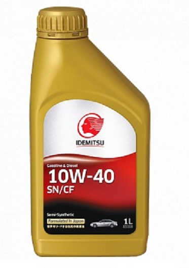 _УслугМаслIDEMITSU 10W-40 (1л) S-S SN/CF (30015049-724/30015045-724)(полусинтетическое) SN/CF (услуга по замене масла)