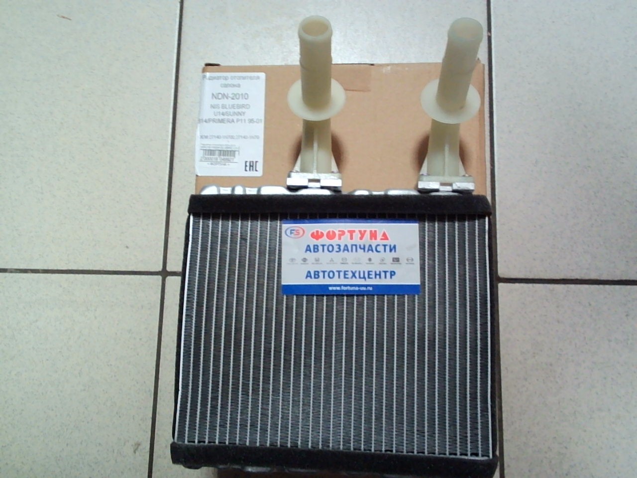 Радиатор отопителя NDN-2010 NARICHIN /NISSAN BLUEBIRD U14 / SUNNY B14 / PRIMERA P11 95-01/