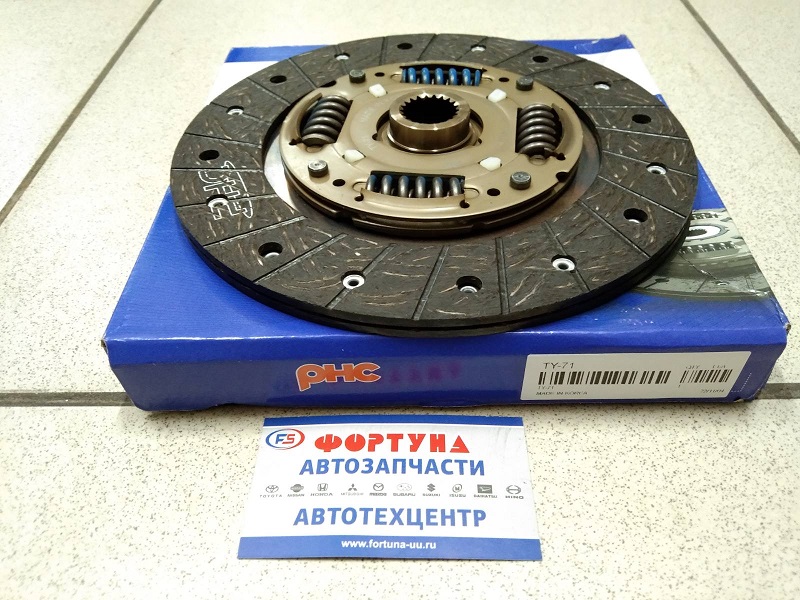 Диск сцепления TY-71 (212*140*21*24, 598) VALEO /COROLLA ZRE151/