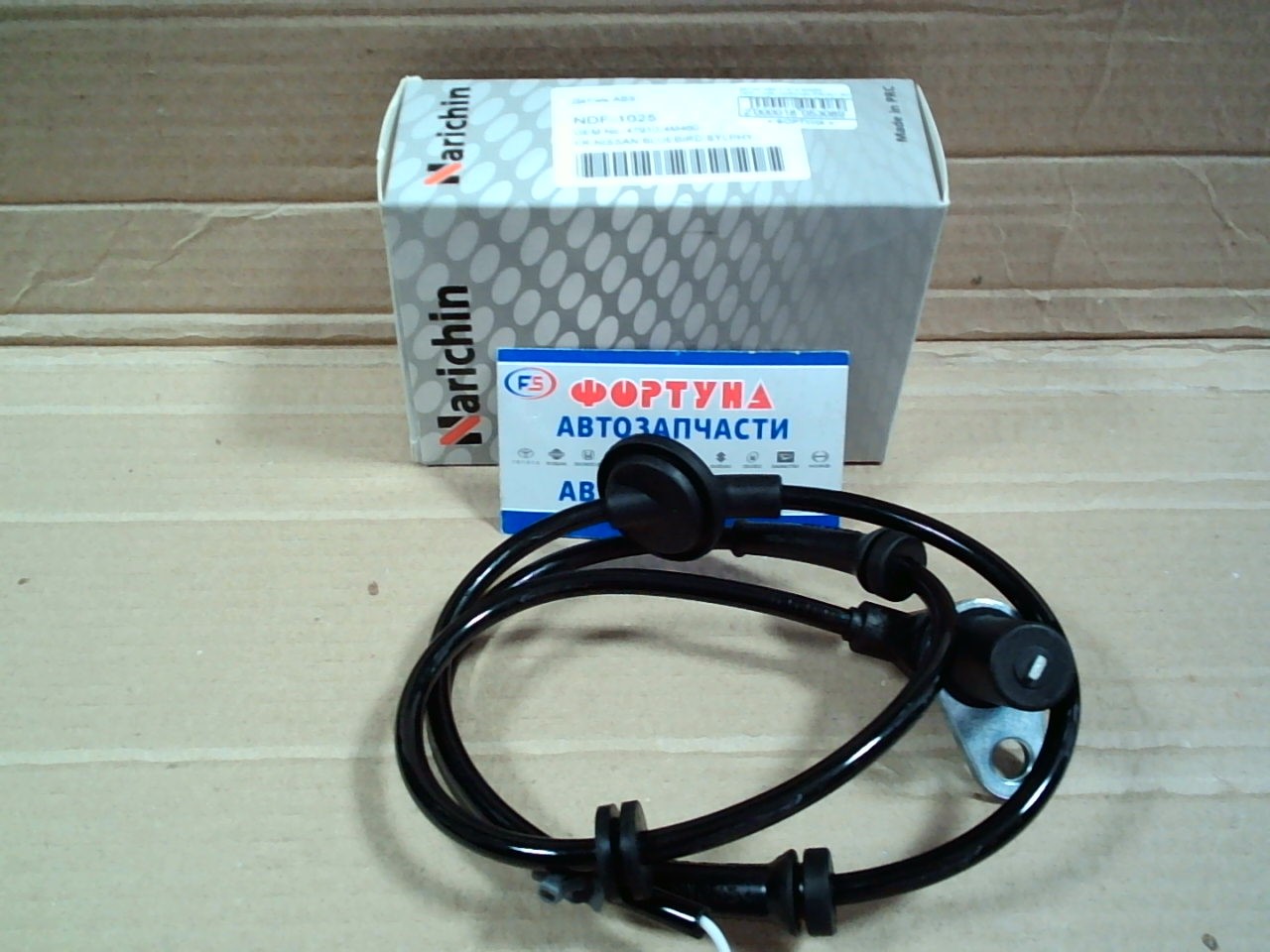Датчик ABS 47910-4M460 (NDF-1025) NARICHIN /FRONT RH NISSAN BLUEBIRD SYLPHY G10 / ALMERA N16 / SUNNY B15 / WINGROAD / AD Y11/