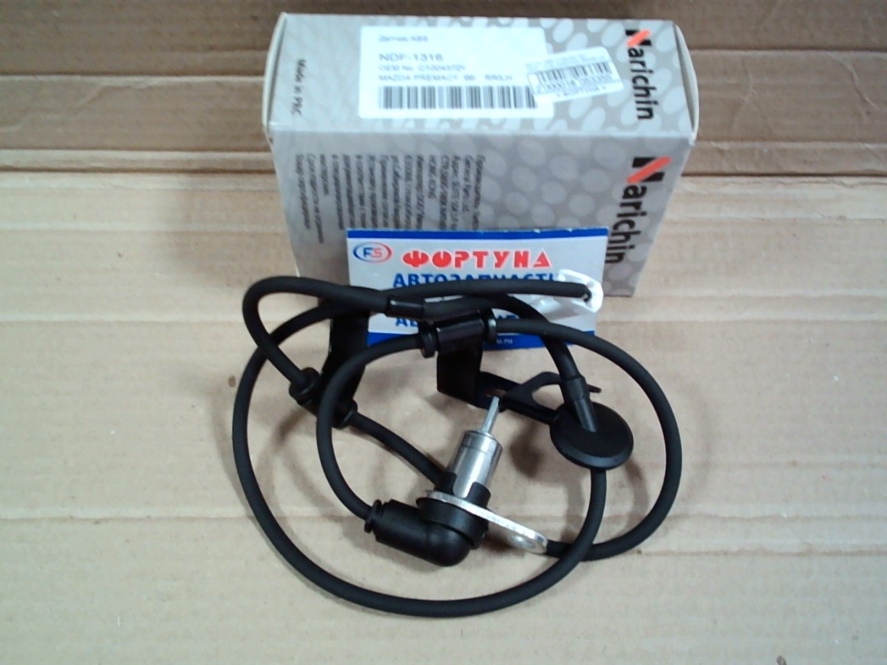 Датчик ABS C100-43-72Y (NDF-1316) NARICHIN /REAR LH MAZDA PREMACY '99-/