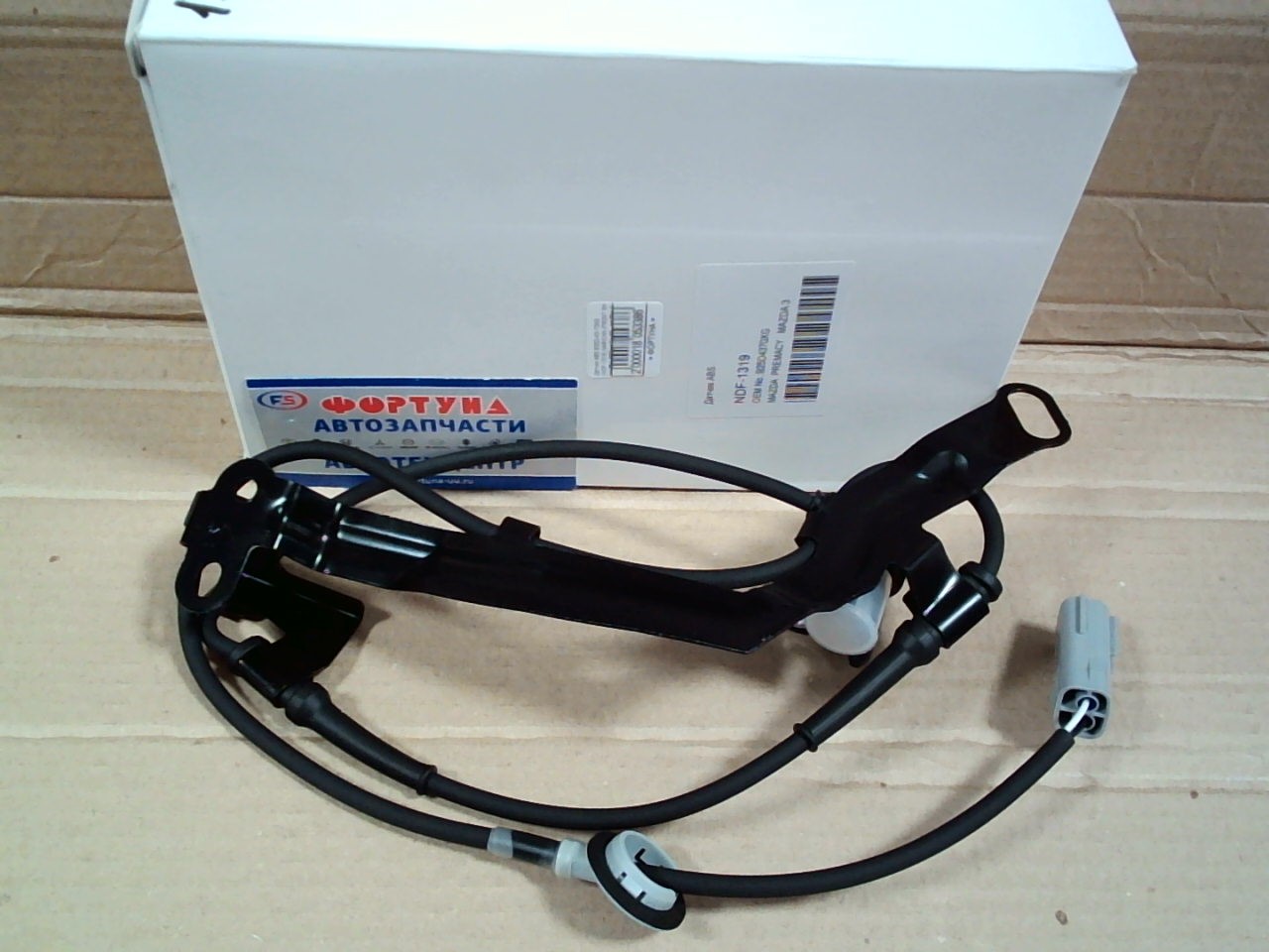 Датчик ABS B25D-43-70XG (NDF-1319) NARICHIN /FRONT RH MAZDA PREMACY '99-,  MAZDA 3 '98-/