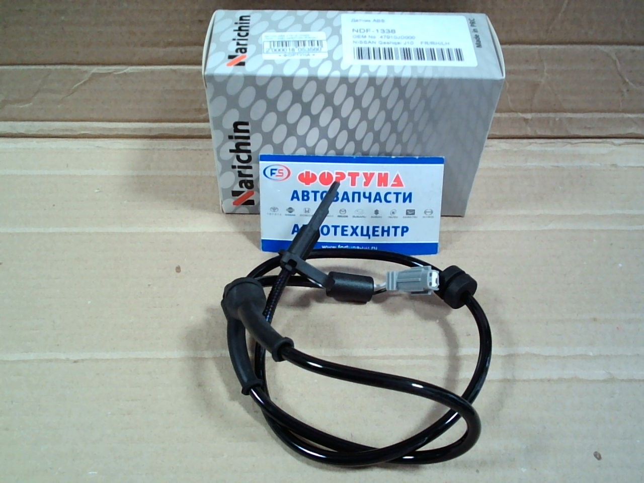 Датчик ABS 47910-JD000 (NDF-1338) NARICHIN /FRONT LH=RH NISSAN Qashqai J10/