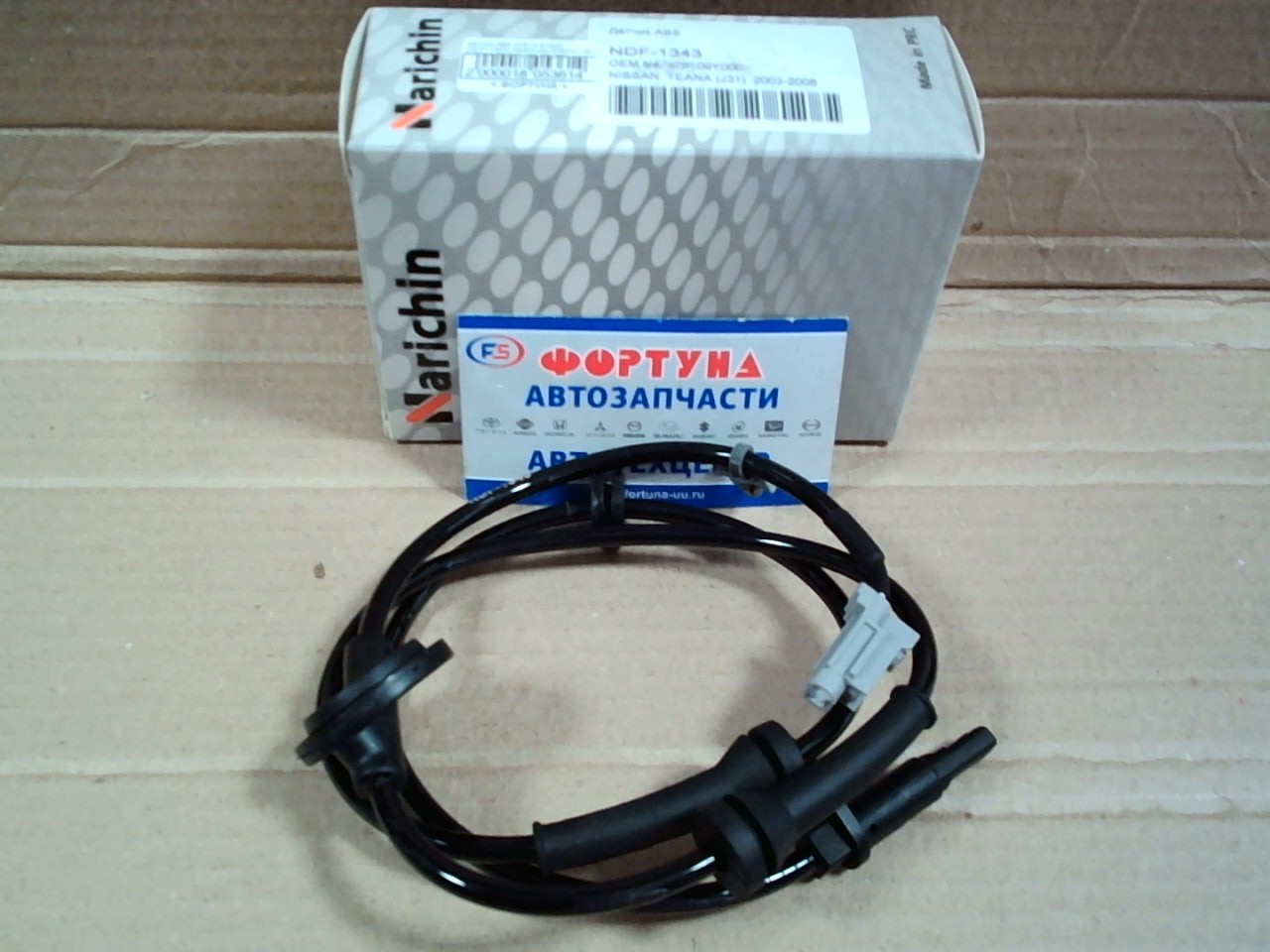 Датчик ABS 47910-9Y000 (NDF-1343) NARICHIN /FRONT RH NISSAN TEANA J31 '03-'08/