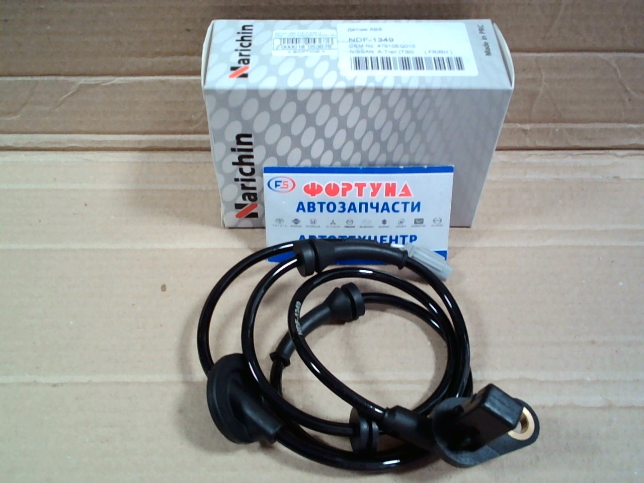 Датчик ABS 47910-EQ010 (NDF-1349) NARICHIN /FRONT RH NISSAN X-Trail T30/