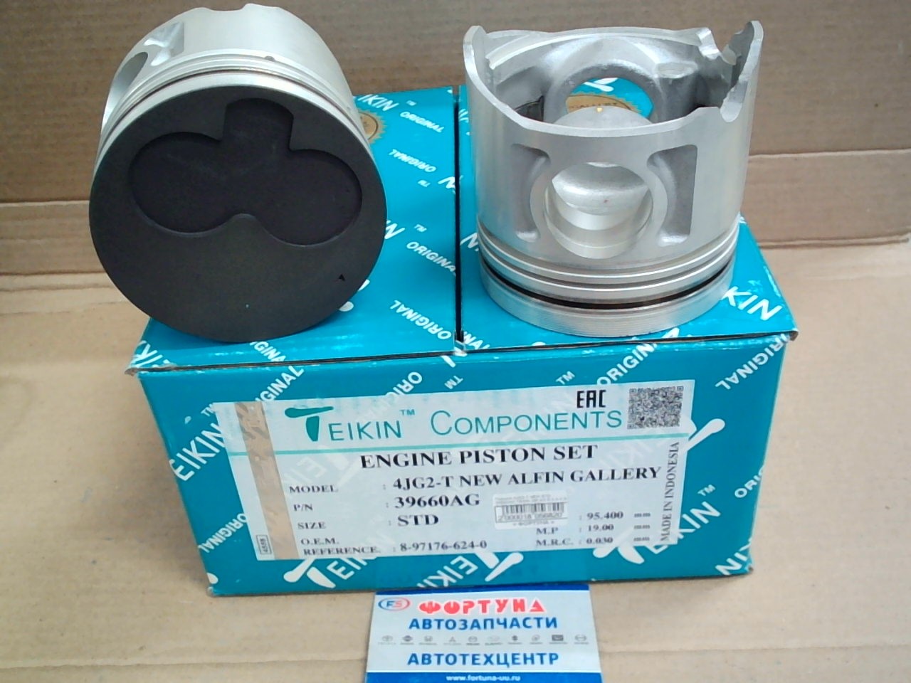 Поршня 4JG2-T NEW STD 39660AG TEIKIN  ALFIN GALLERY