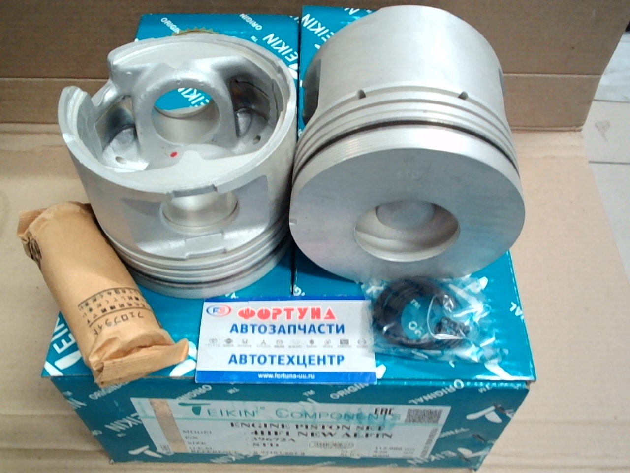 Поршня 4HF1 NEW STD 39672A TEIKIN  ALFIN /камера сгорания Q49,  высота=94/ КОНУС