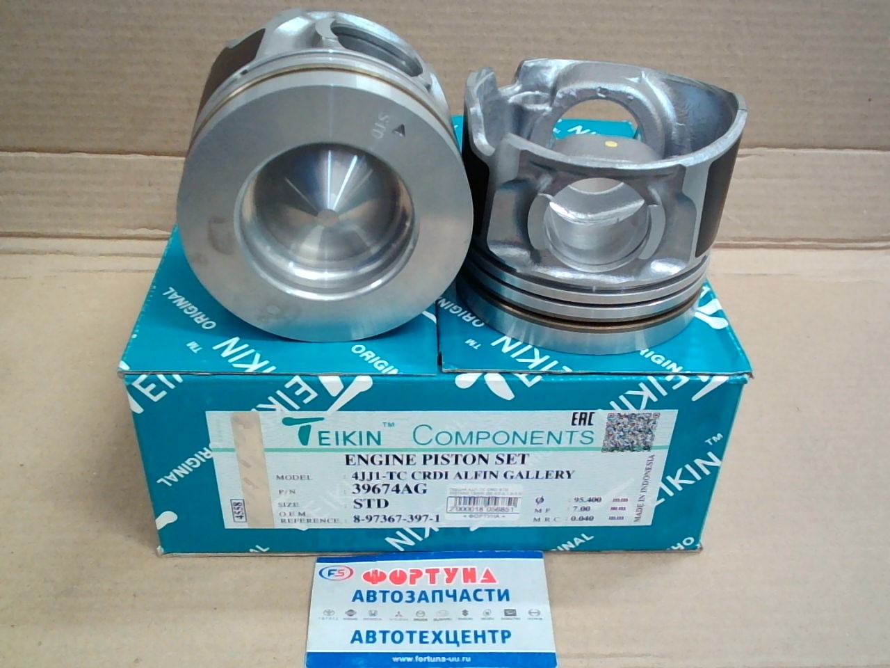 Поршня 4JJ1-TC CRDI STD 39674AG TEIKIN  ALFIN GALLERY