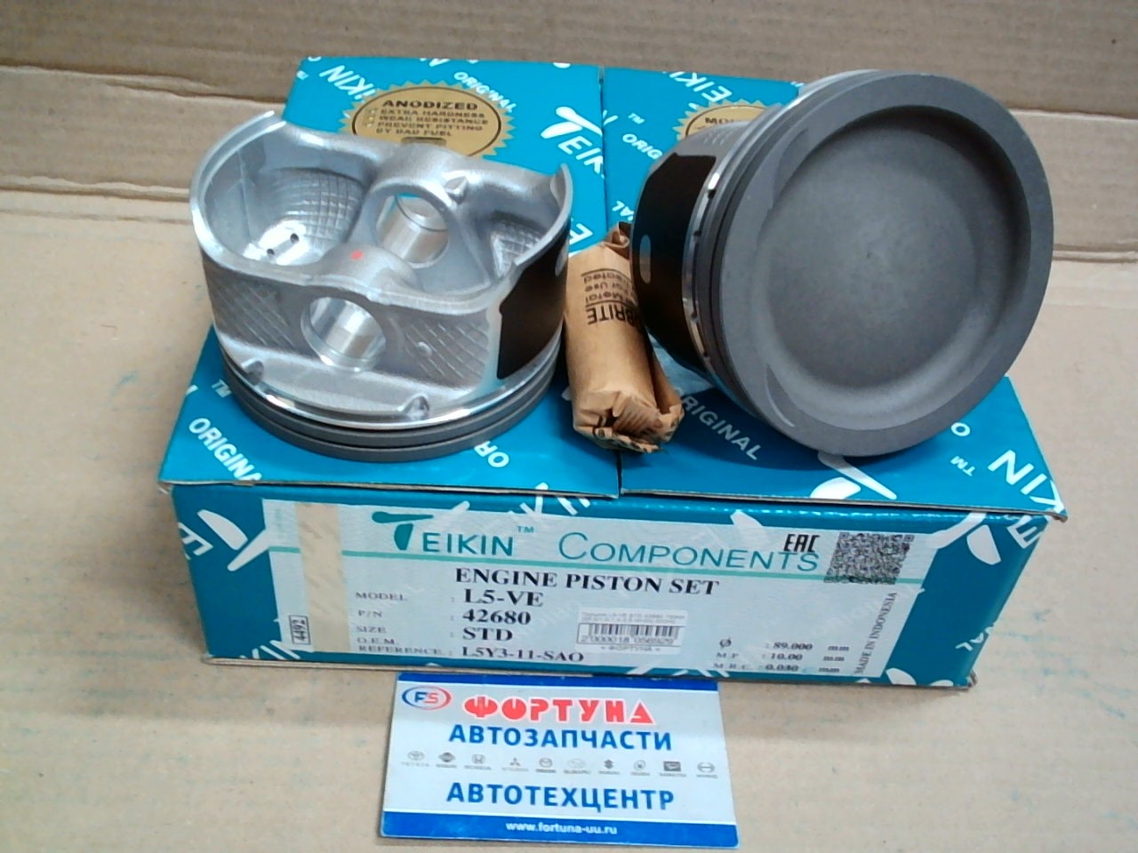 Поршня L5-VE STD 42680 TEIKIN  /DOHC 16V Mazda6 Atenza CX-7/