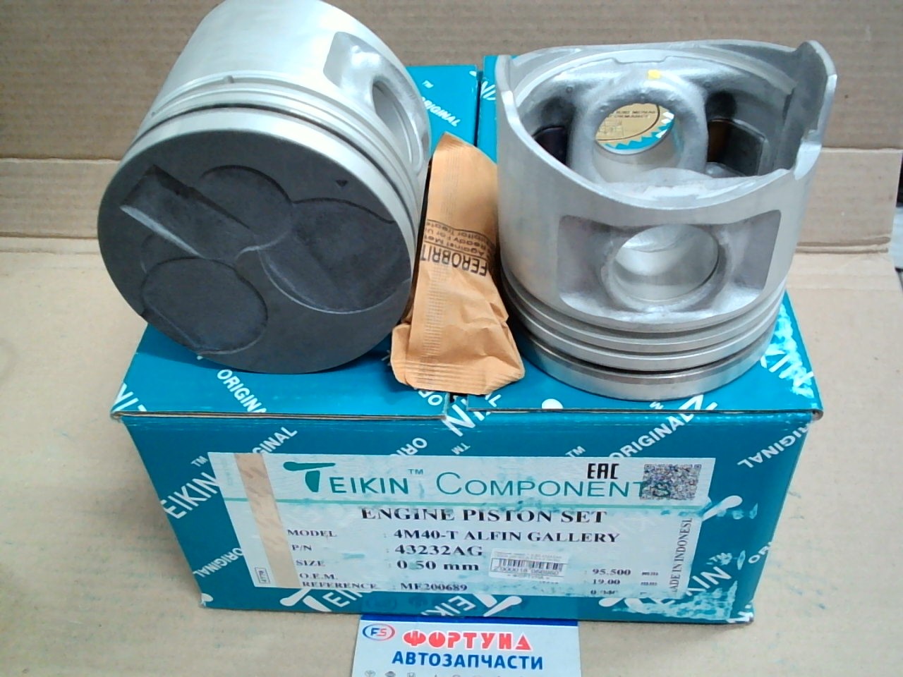 Поршня 4M40-T 0, 50 43232AG TEIKIN (95, 0/2, 3-2, 0-4, 0 /d=30) ALFIN GALLERY