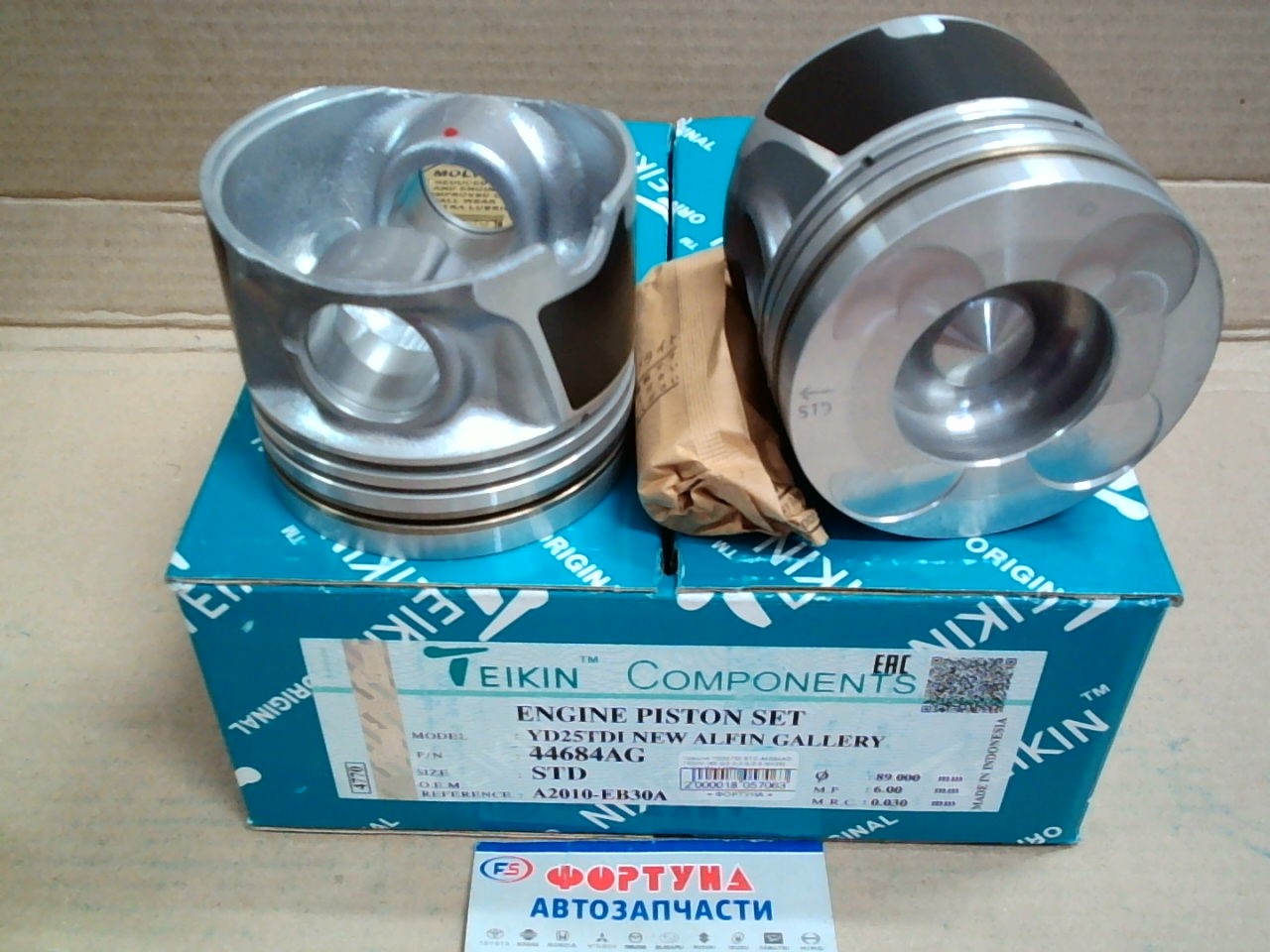 Поршня YD25TDI STD 44684AG TEIKIN   ALFIN GALLERY /Pathfinder R51 '04-'14/(к-т 4 шт)