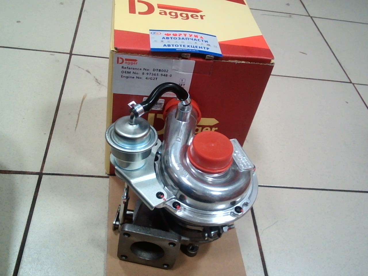 Турбина 4JG2 (DTB002) DAGGER /Bighorn 94  вода + масло/[8-97365-948-0]