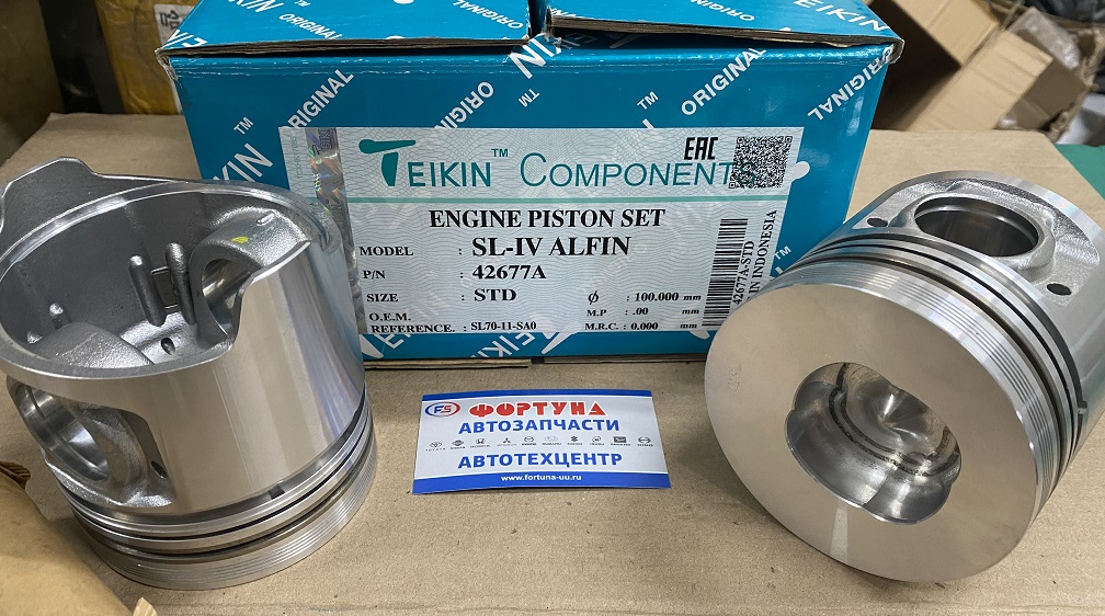 Поршня SL-IV STD 42677A TEIKIN  ALFIN /Камера сгорания 52, 4мм/ (MZ Titan '85-'95)
