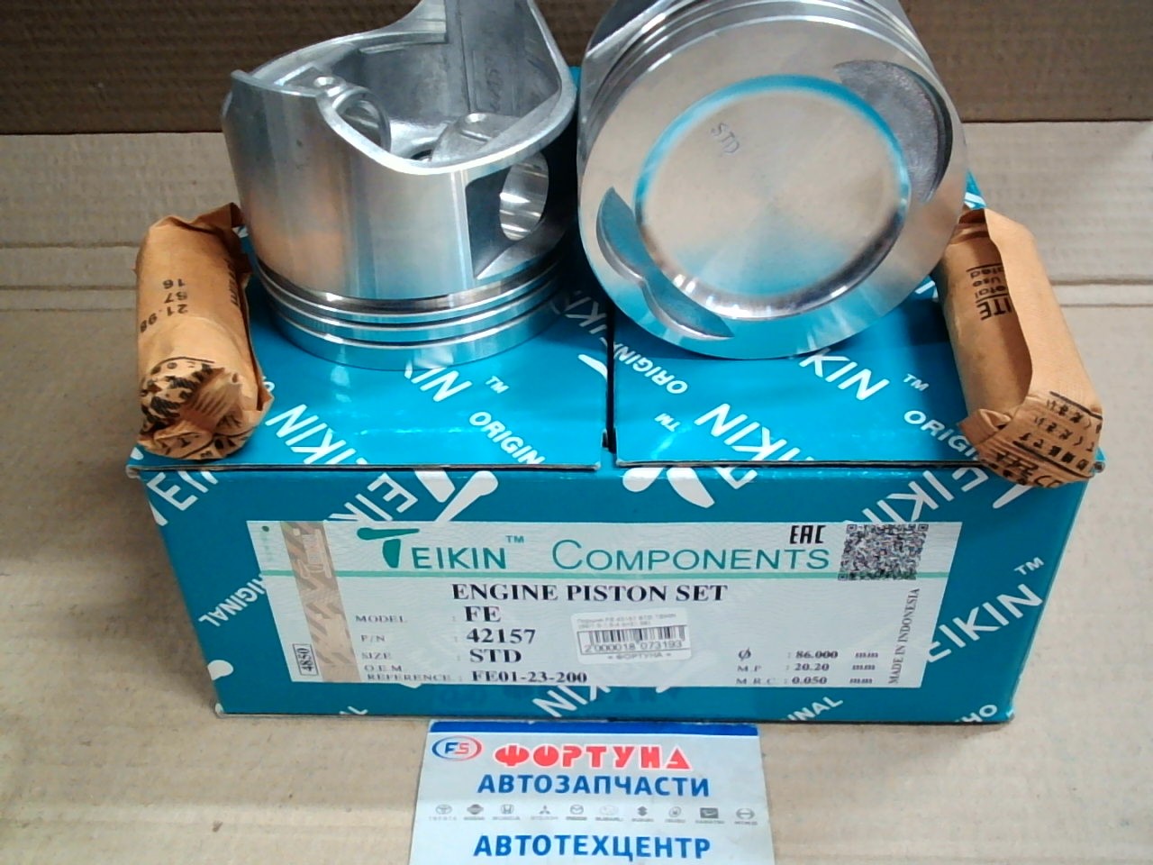 Поршня FE 42157 STD TEIKIN (86/1.5-1.5-4 d=21.98)