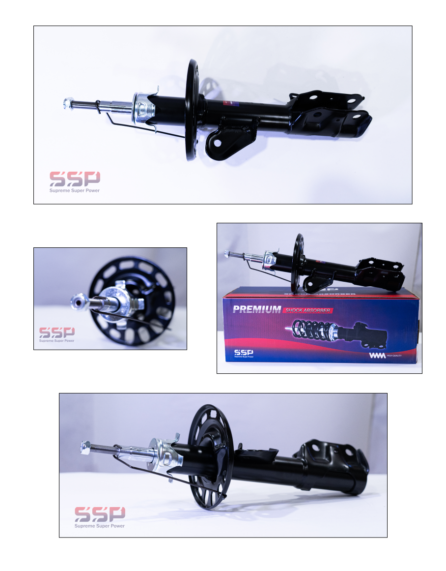 Стойка 333411 (AS0407) SSP /Front LH Honda Fit,  Jazz '02- (прямой линк)/