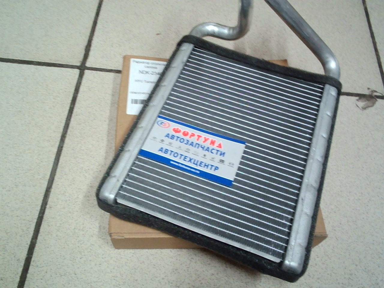 Радиатор отопителя NDK-2346 NARICHIN /Hyundai Tucson '04-'10/ (с трубками)