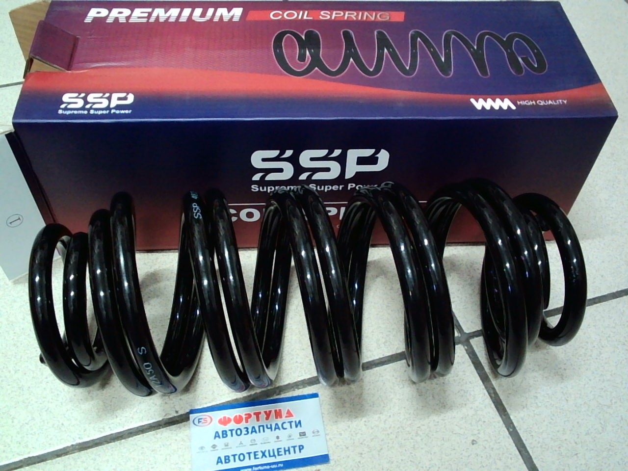 Пружины 48231-12A50S SSP /TOYOTA COROLLA NZE150 REAR/(Цена за 1шт. продается парой)