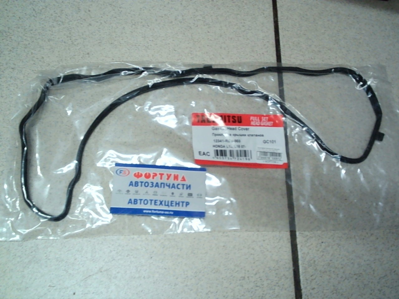 Прокладка клапанной крышки L12, L13, L14, L15, LEA '07- [12341-RB0-003] GC101 TADEMITSU