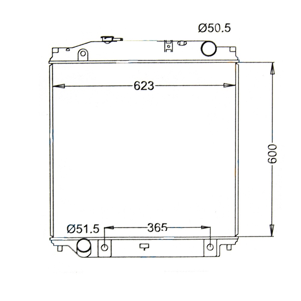 Радиатор IS-0094-36-AT ADR /AT 6HlL1,  6HK1 FORWARD '99-'06/