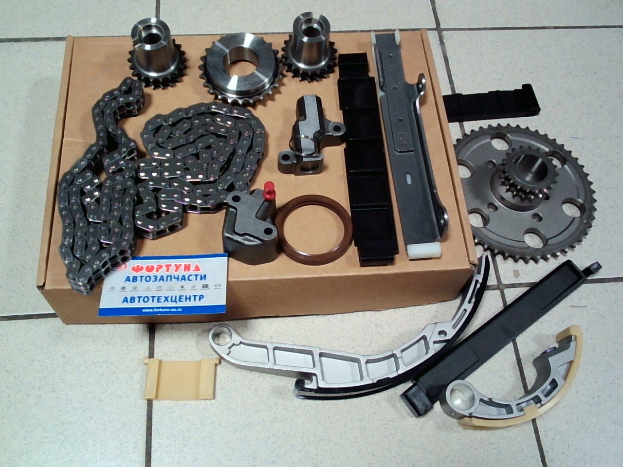 Комплект цепи ГРМ Nissan YD25DDTI (KB-50) Zuiko /16pcs/