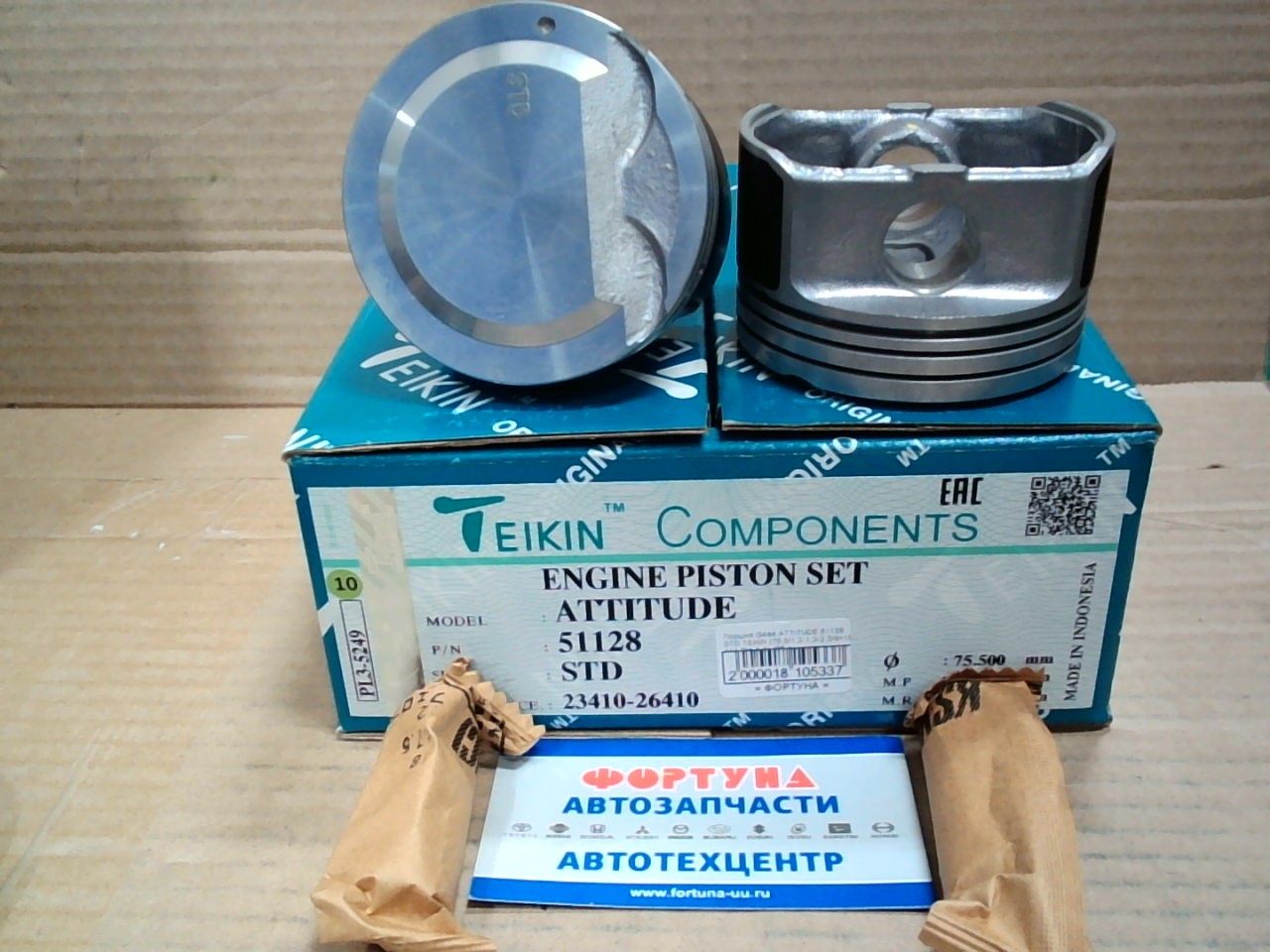 Поршня G4ee ATTITUDE 51128 STD TEIKIN  /KIA Rio 1.4L '05-/