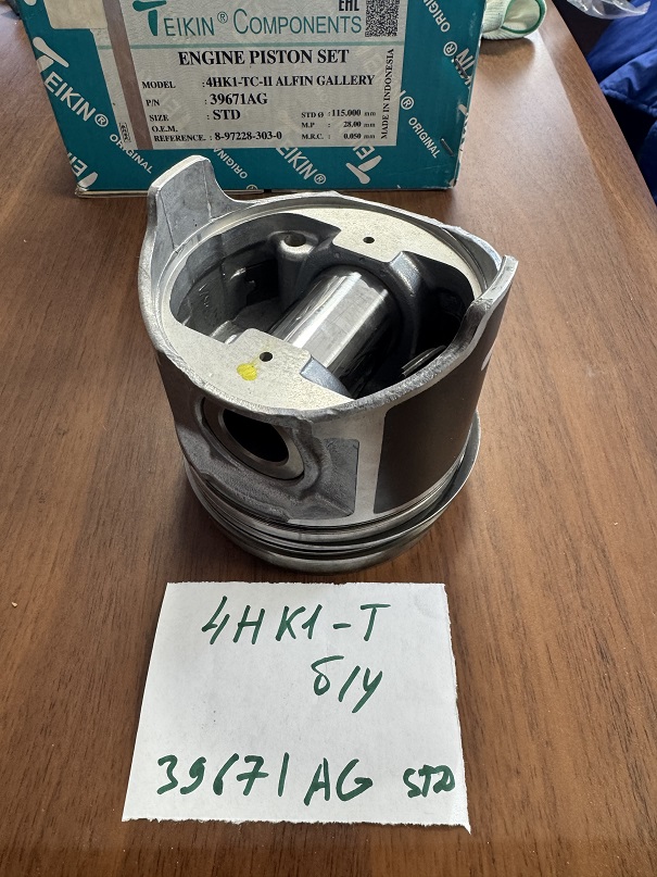 Поршня 4HK1-TC-II STD 39671AG [б/у (Цена за 1шт.)]  ALFIN GALLERY /с кольцами и пальцем/