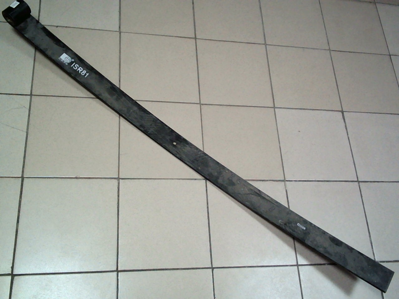 Лист рессорный ISR81 (80x1560 втулка 28x34x78) ISUZU 8T  REAR (коренной)